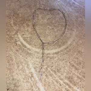 Paper clip necklace